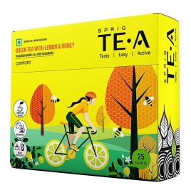 Sprig Green Tea With Lemon & Honey   Box  25 pcs